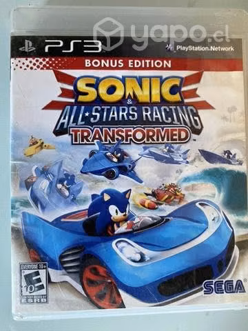 Sonic all stars racing transformed