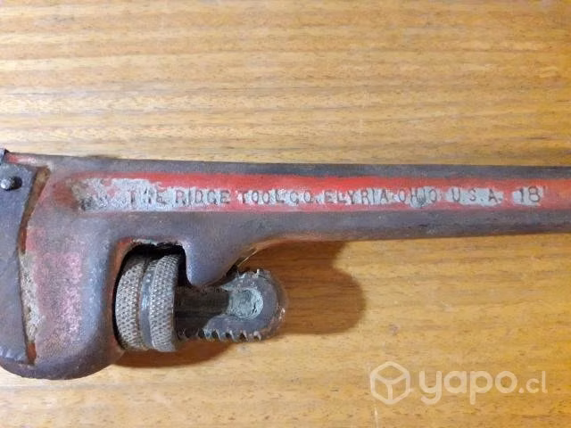 Antigua llave rígida 18 pulgadas U.S.A