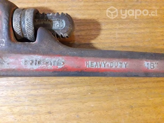 Antigua llave rígida 18 pulgadas U.S.A