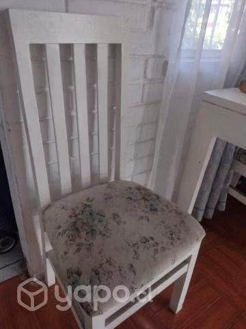 Mesa con cubierta de vidrio 8 personas