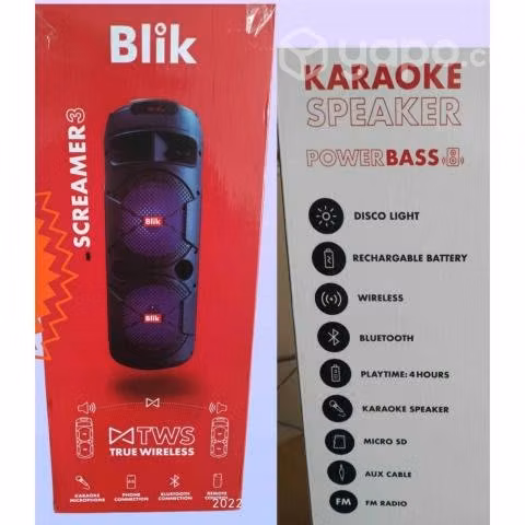Parlante Minicomponente Bluetooth Blik - Imagen 2
