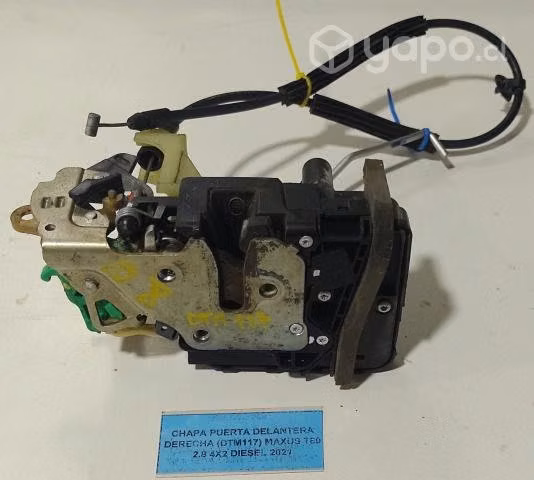 Chapa Puerta Delantera Der (DTM117) Maxus T60 2.8