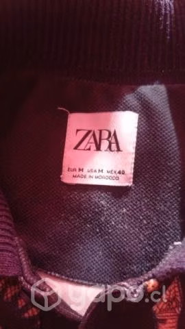 Polera Men Talla XL Camisa Zara hombre Talla M - Imagen 4