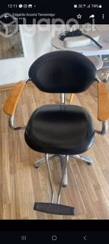 Silla, sillón Hidráulico de Peluquería - Imagen 2