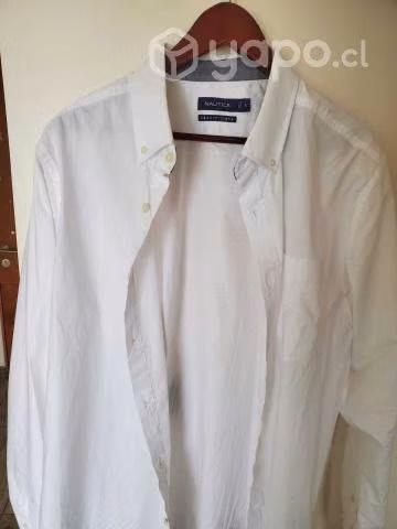 Camisa blanca Nautica Classic fit