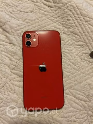 IPhone 11 color rojo 128gb usado