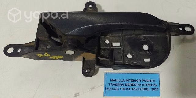 Manilla Inter pta tras der (DTM111) Maxus T60 2021