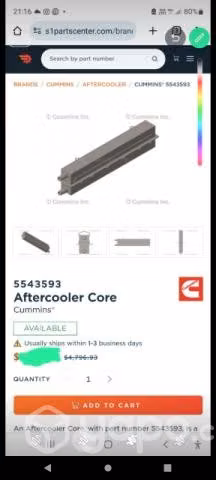 Aftercooler