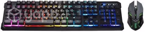 Teclado gamer rgb retroiluminado + mouse led