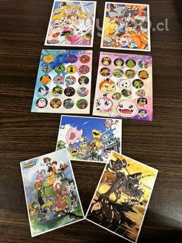 Mini Álbum Digimón + Todas Sus Láminas A Pegar - Imagen 3