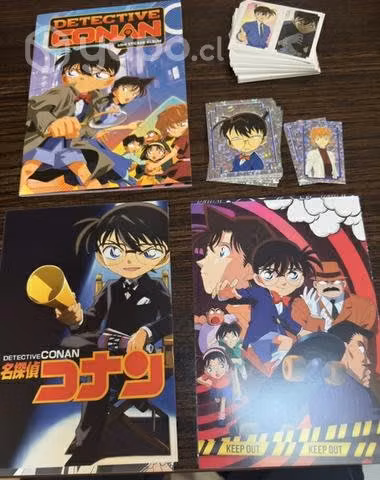 Mini Álbum Detective Conan + Todas sus láminas - Imagen 3