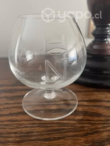 6 copas cognac talladas - Imagen 2