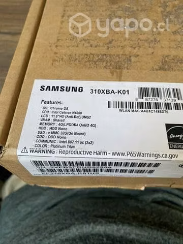 Notebook chromebook Samsung 4