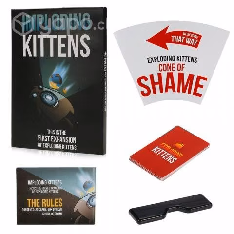 Juego de mesa Imploding Kittens con cono de la Ver - Imagen 2