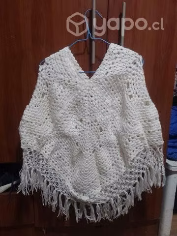 Ponchos de lana a crochet - Imagen 4