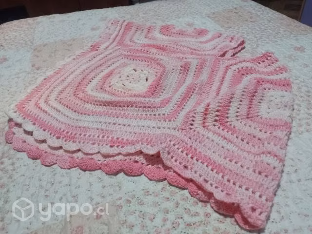 Ponchos de lana a crochet - Imagen 2