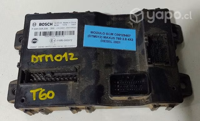 Modulo BCM C00129467 (DTM012) Maxus T60 2.8 4x2 D