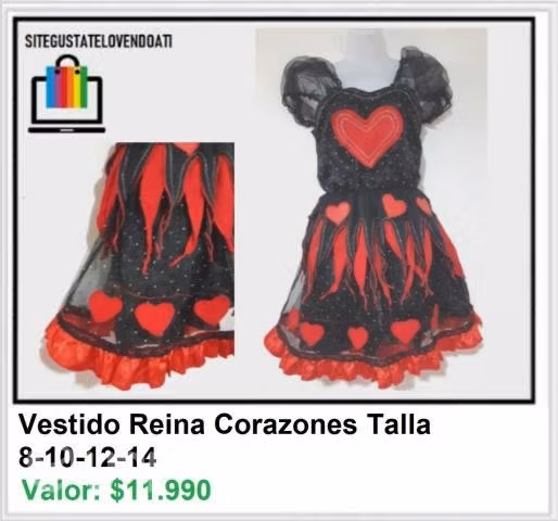 Vestido Reina de Corazones