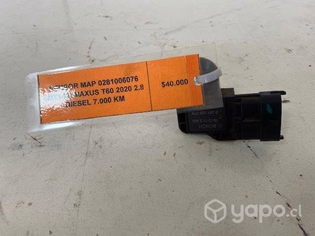 Sensor map  (MT142) Maxus T60 2020 2.8 D