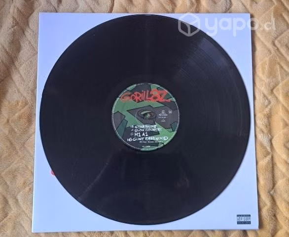 Vinillo de Gorillaz nuevo original por no uso