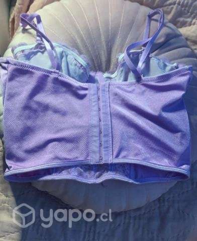 Corset o bralette morado - Imagen 3