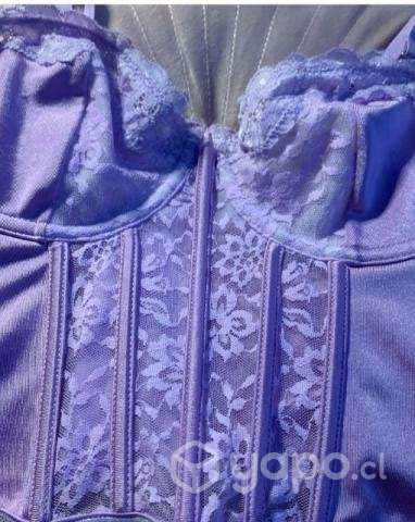 Corset o bralette morado - Imagen 2