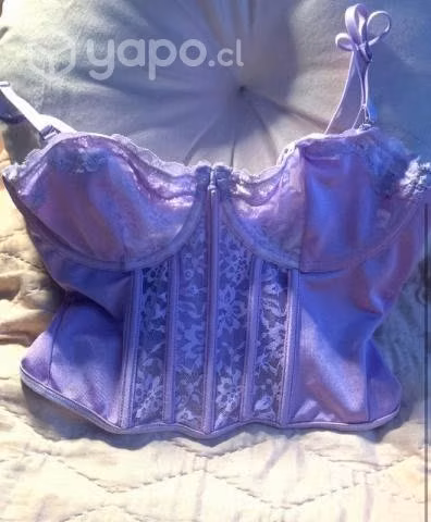 Corset o bralette morado