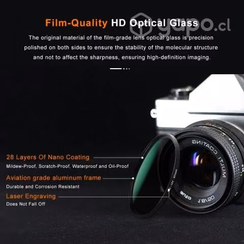 Filtro UV de 46mm