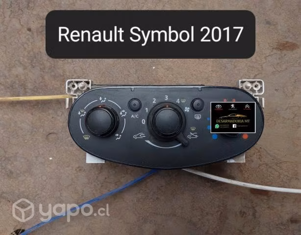 Control de AC Renault Symbol 2017