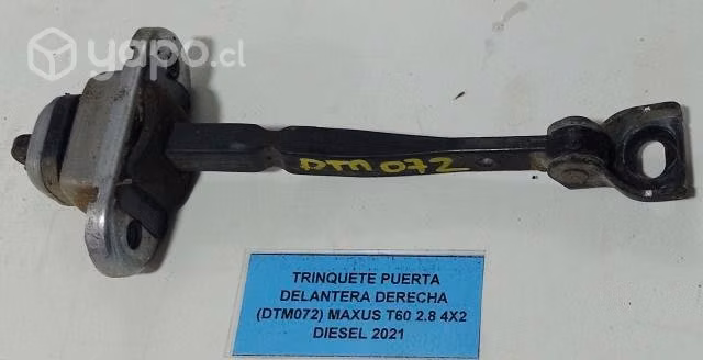 Trinquete Puerta Del Der (DTM072) Maxus T60 2021