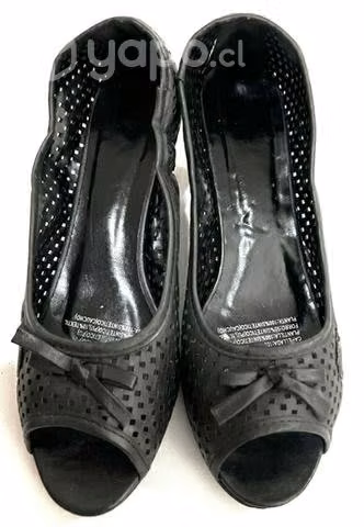 Zapato 100% Sintético Marca Index N*38 Negro - Imagen 3