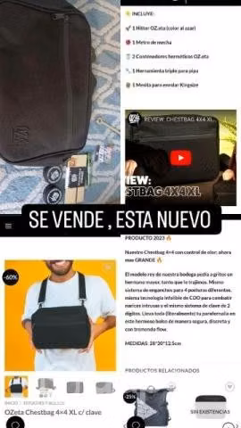 Bolso ozeta XL con candado - Imagen 2