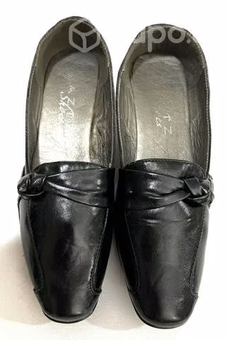 Zapato 100% Sintético Marca Aziz Moño N*36 Negro