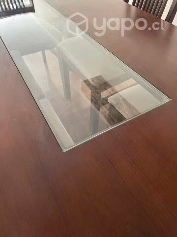 Juego de comedor de madera 6 sillas - Imagen 2