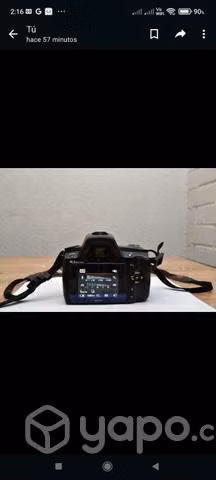 Camara réflex Sony A230 Apha