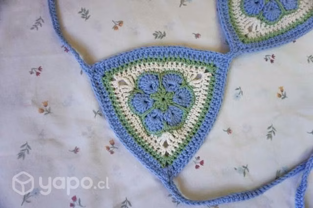 Bikini Crochet Algodón talla S - Imagen 2