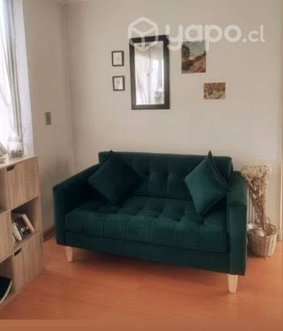 Sofá sillón verde