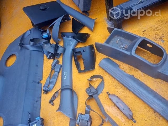 Chevrolet aveo 2004 05 plasticos interiores