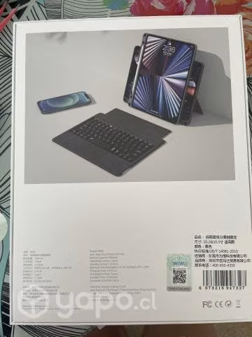 Funda con Teclado y Trackpad para iPad 10.2″