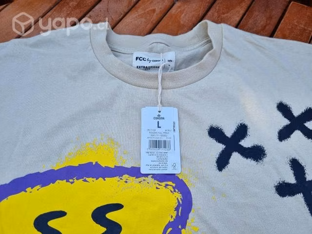 Polera talla L (grande) - beige NUEVA - Imagen 2