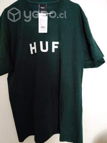 Polera HUF de hombre verde petróleo talla L
