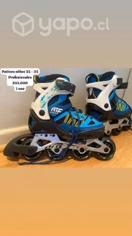 Patines pro niños abec 7 talla 32 al 35