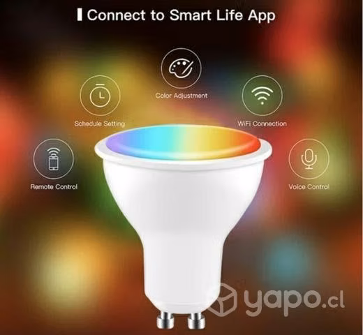 Pack x6 Ampolleta Inteligente Smart Gu10 - Imagen 2