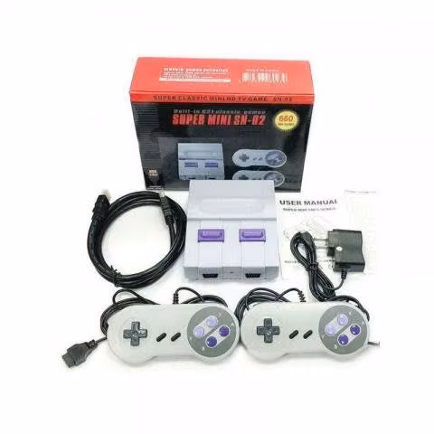 Consola con juegos de 8 bits