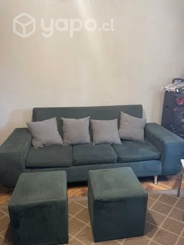 Muebles 3 cuerpos color verde