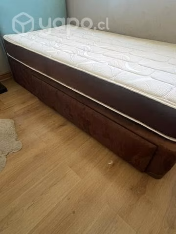 Cama 1,5 plazas con gran cajón para guardar - Imagen 4