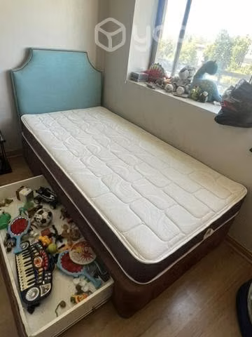 Cama 1,5 plazas con gran cajón para guardar - Imagen 2