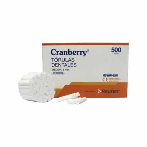Torulas dentales 8mm cranberry®