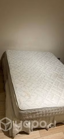 Cama dos plazas + cobertor