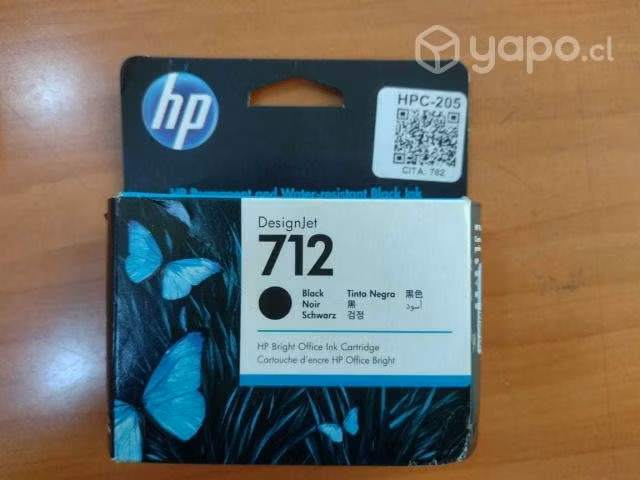 Tinta HP 712 negra